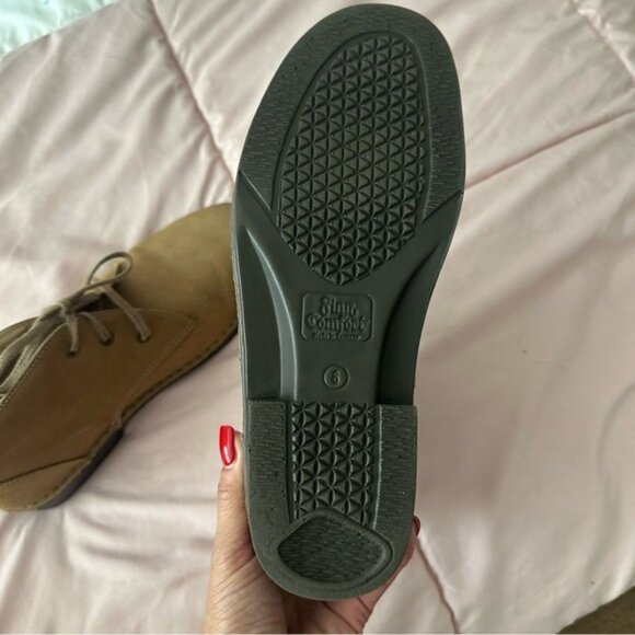 Finn Comfort Tan Nubuck Desert Boots Women’s 9 Granola Girl CabinCore Style - Picture 10 of 13